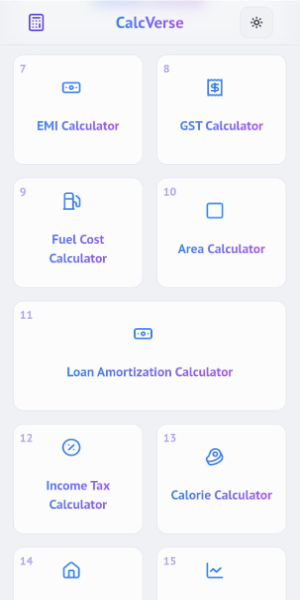 The results screen showing detailed age calculation.