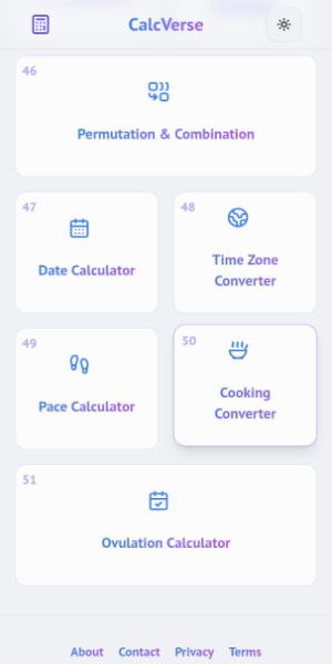 Fun facts and planetary age screen.